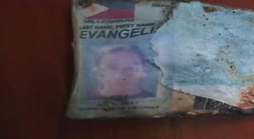 What is the real story of Vernon Evangelista's recovered partially burnt 